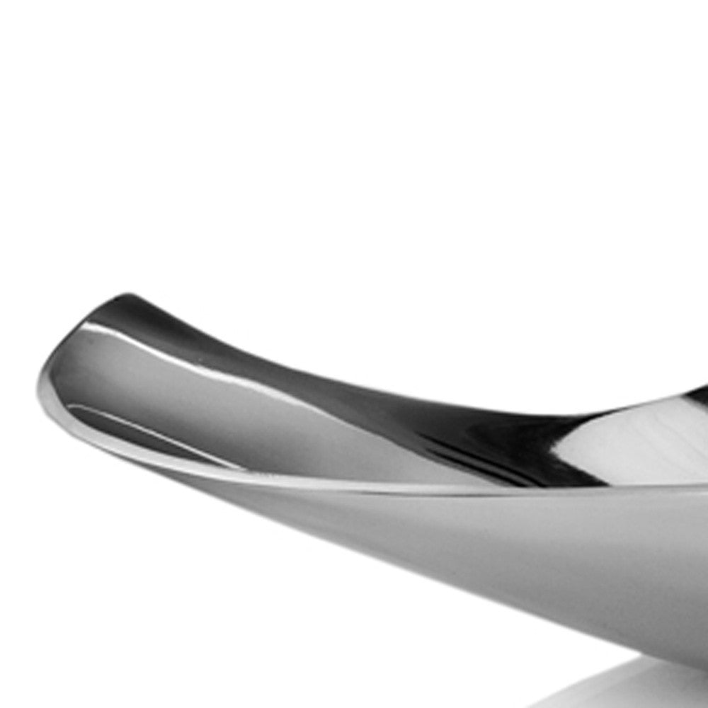 10" X 20" X 3" Buffed Talla Cut Edge Oval Tray