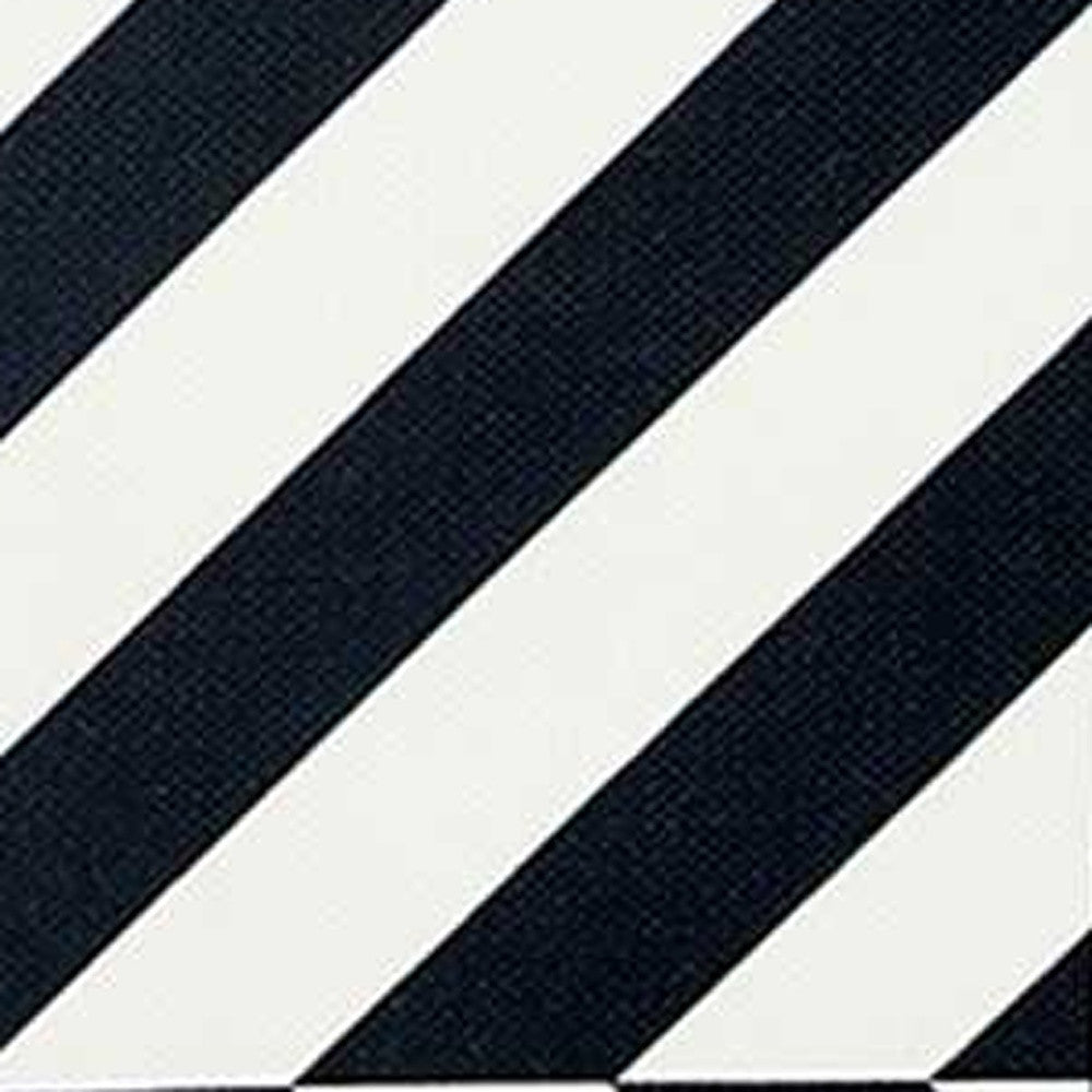 Black And White Geometric Diagram Decorative Throw Pillow Cover
