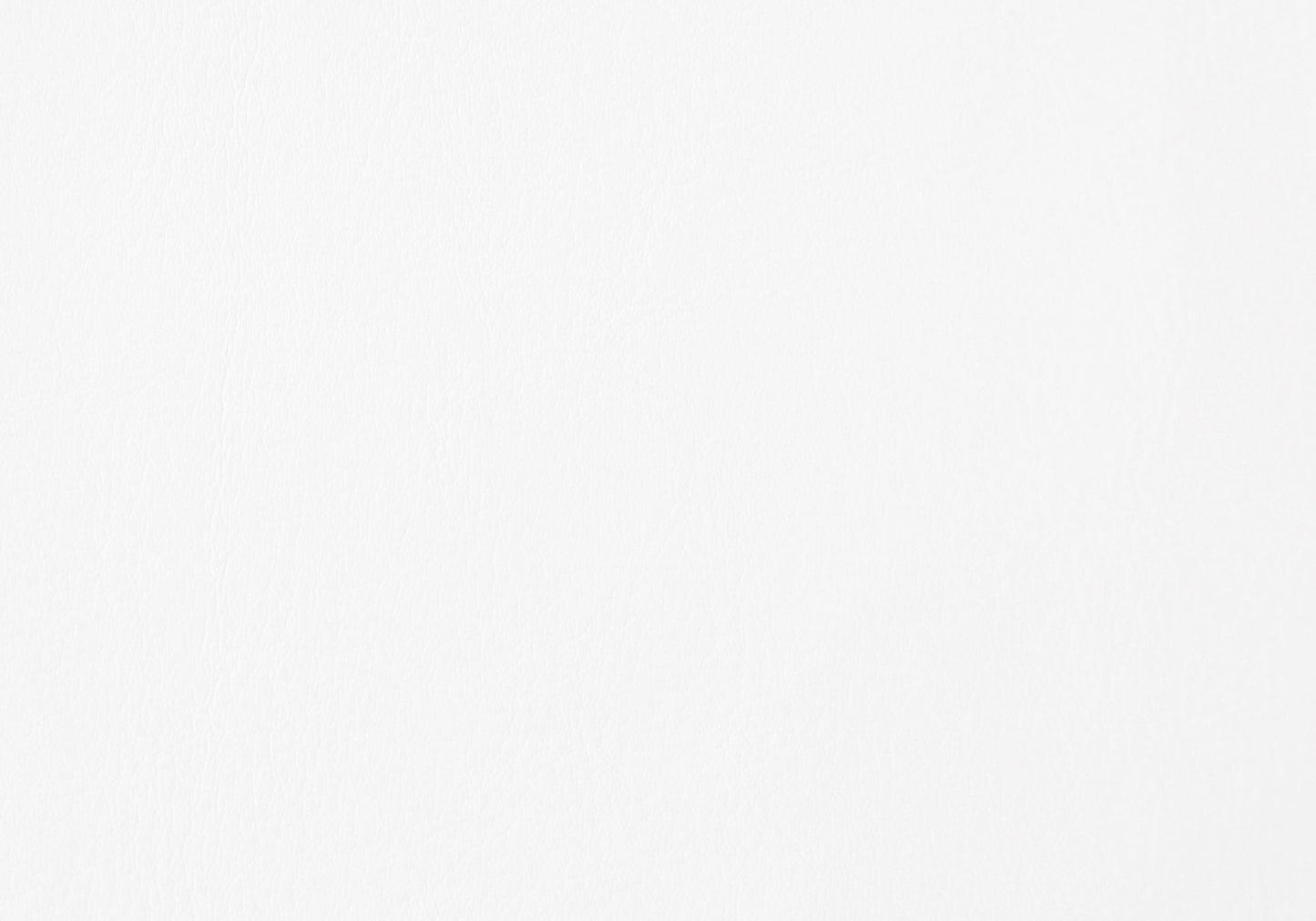 12" White Faux Leather Tufted Cube Ottoman