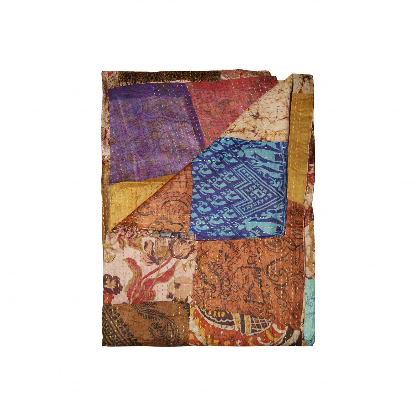 60" X 90" Multicolor Silk - Throw