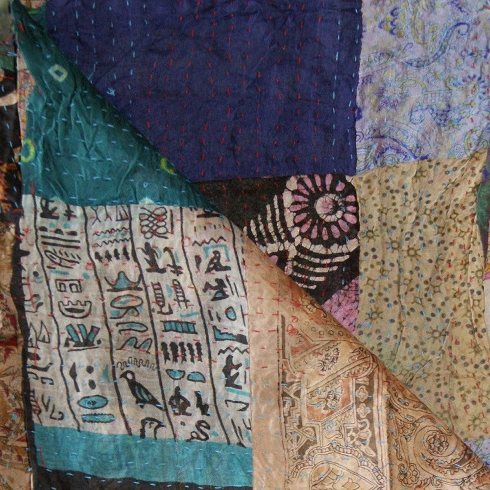 60" X 90" Silk Multicolor Throws