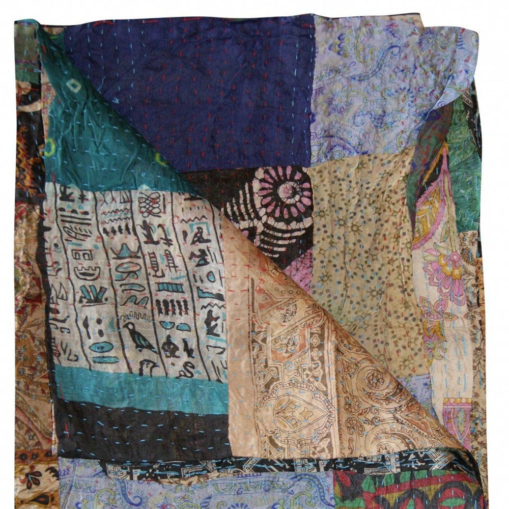 60" X 90" Silk Multicolor Throws