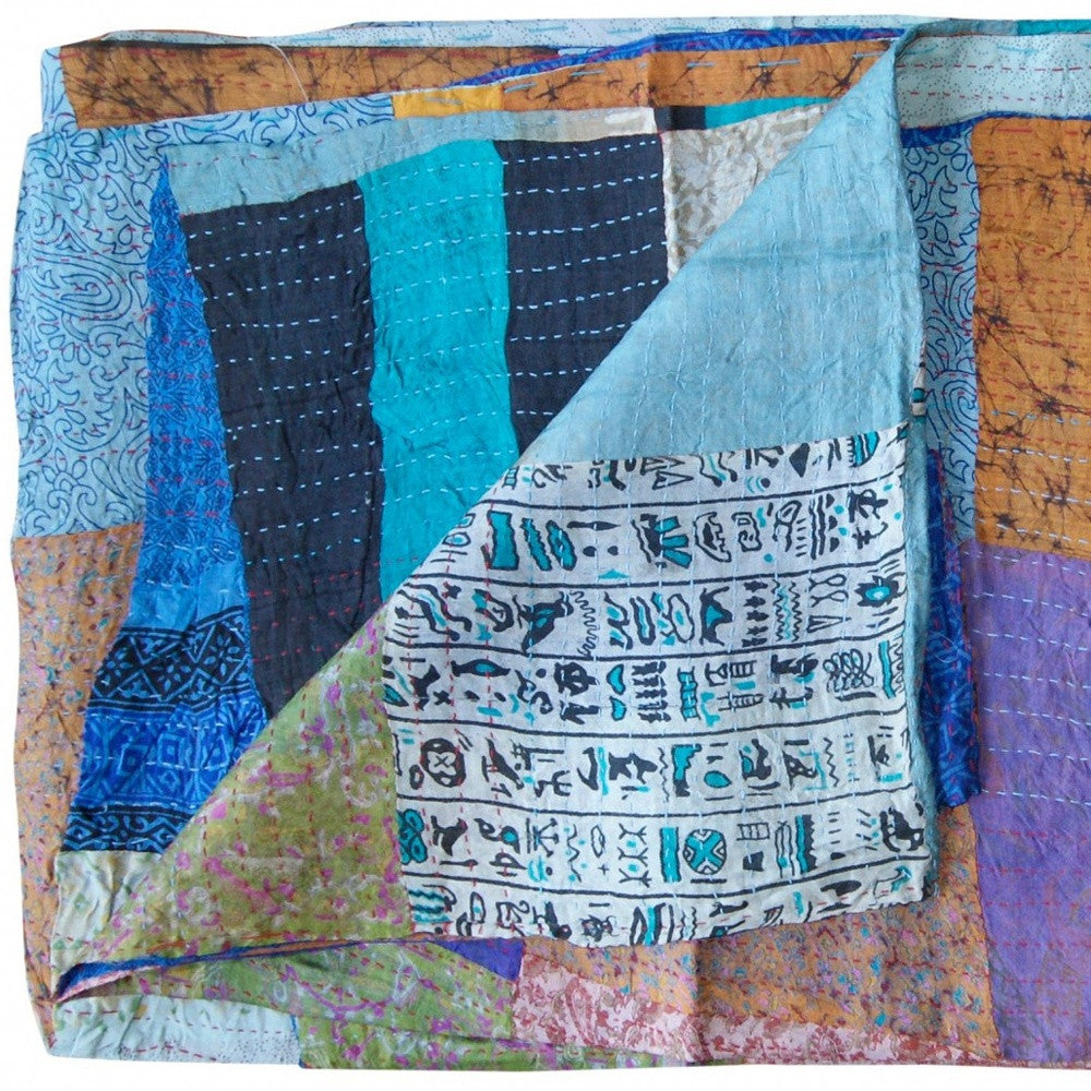 60" X 90" Silk Multicolor Throws