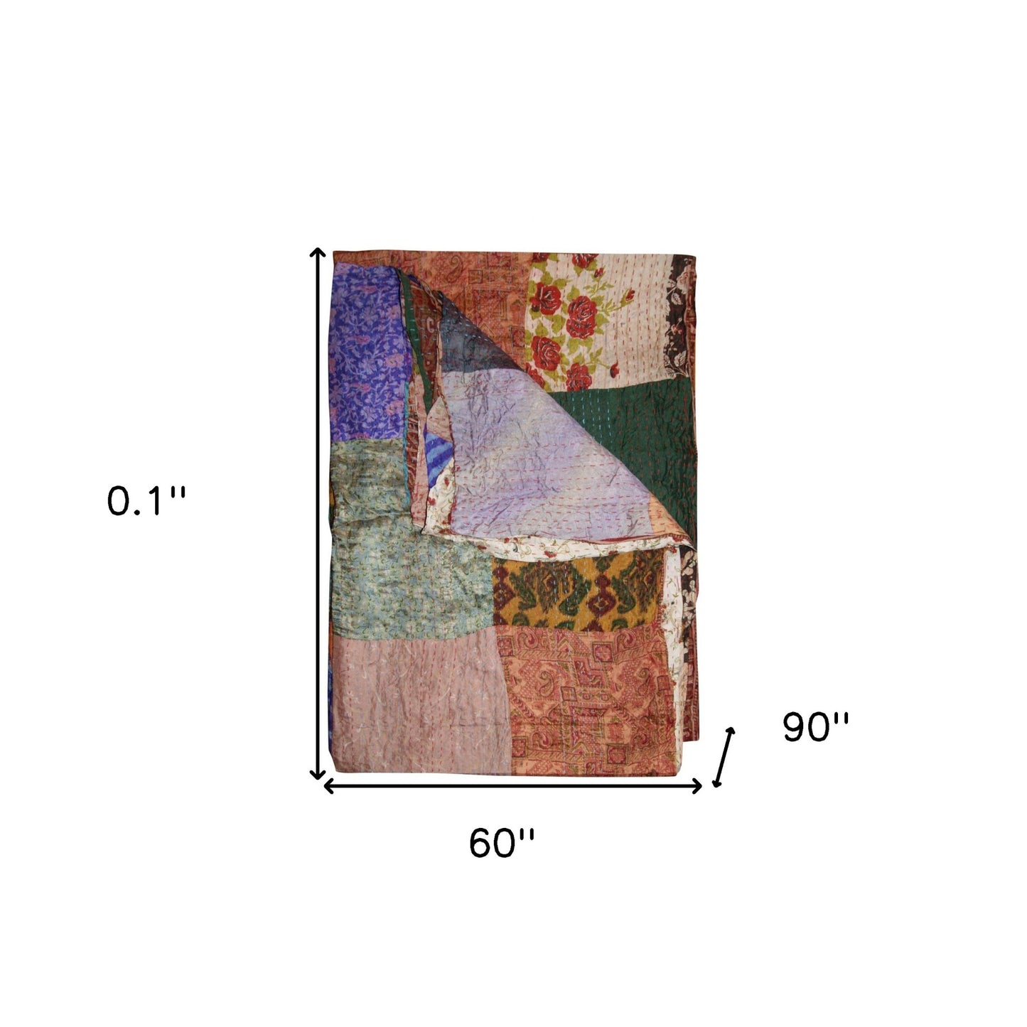 60" X 90" Silk Multicolor Throws