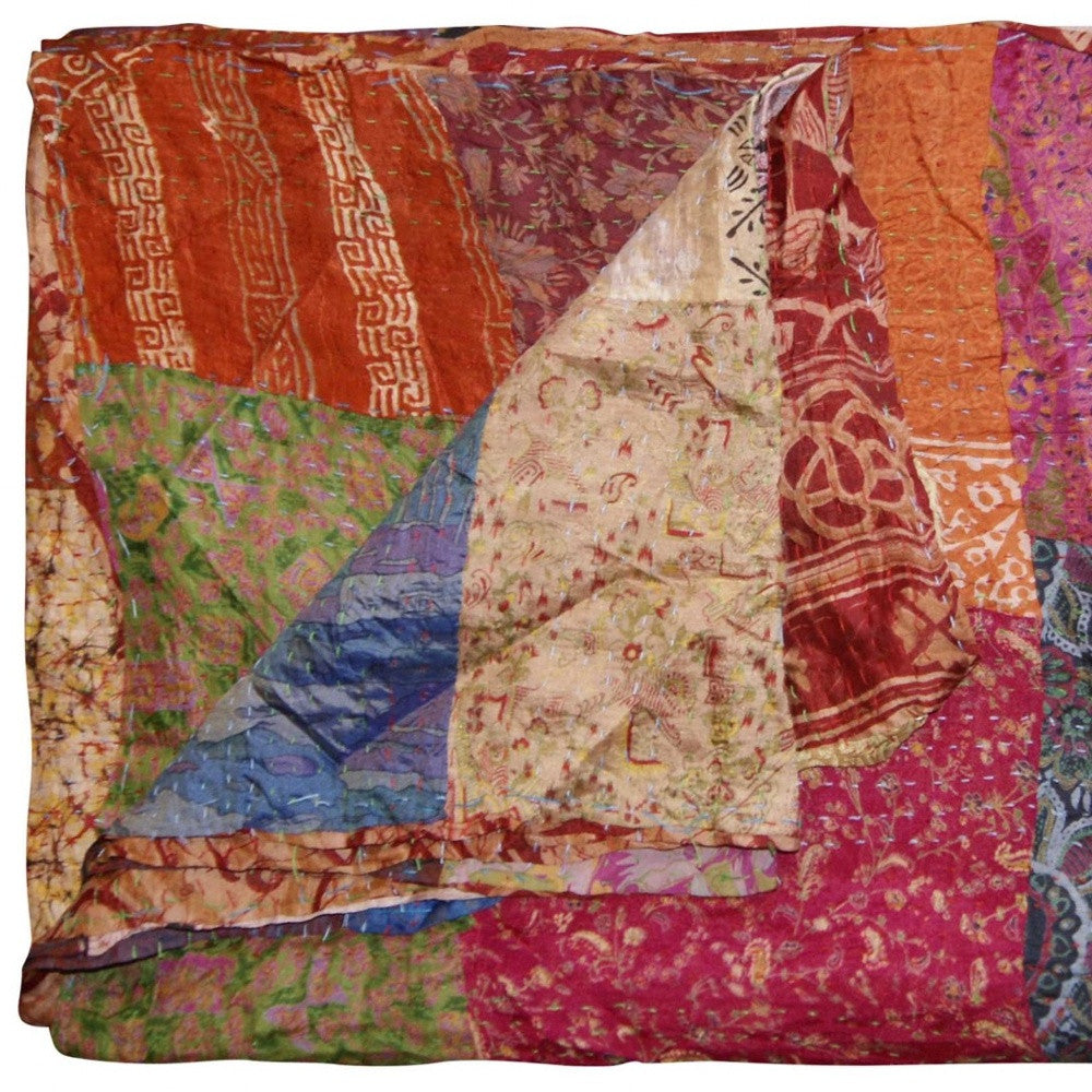 60" X 90" Silk Multicolor Throws