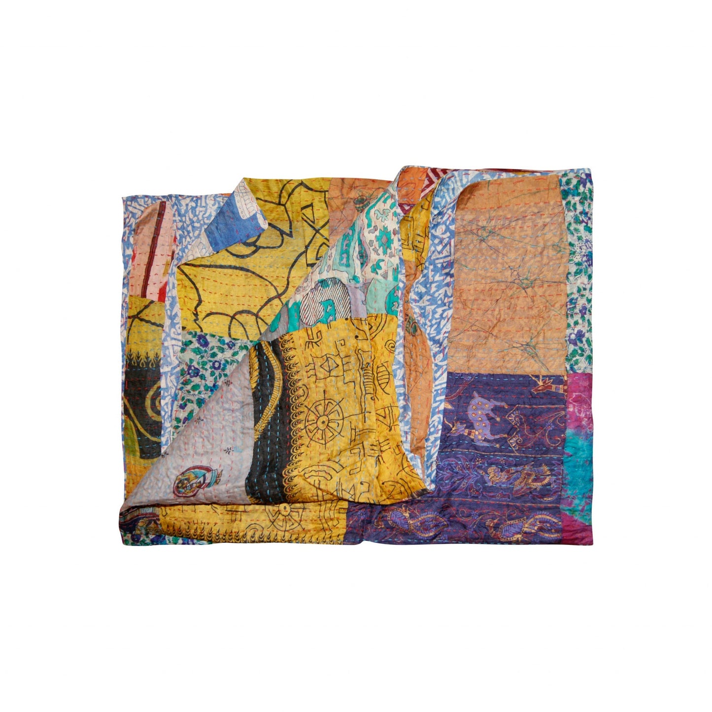 60" X 90" Silk Multicolor Throws
