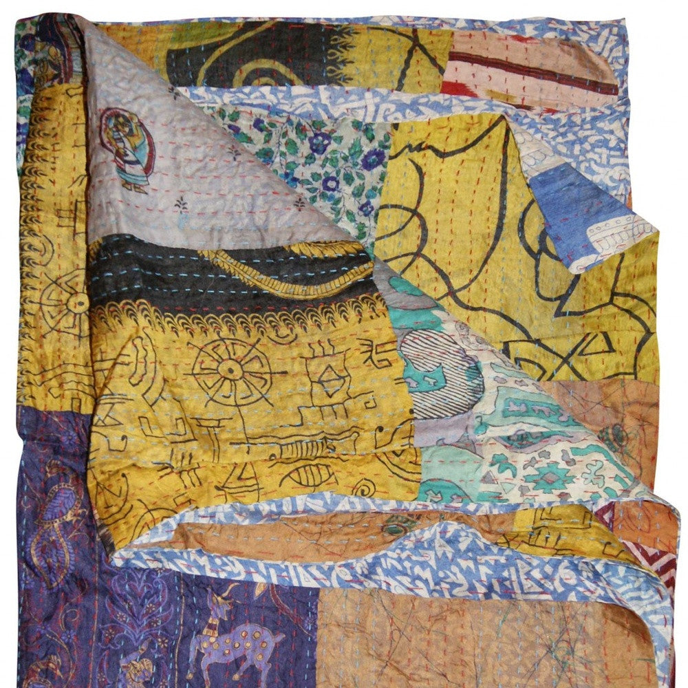 60" X 90" Silk Multicolor Throws