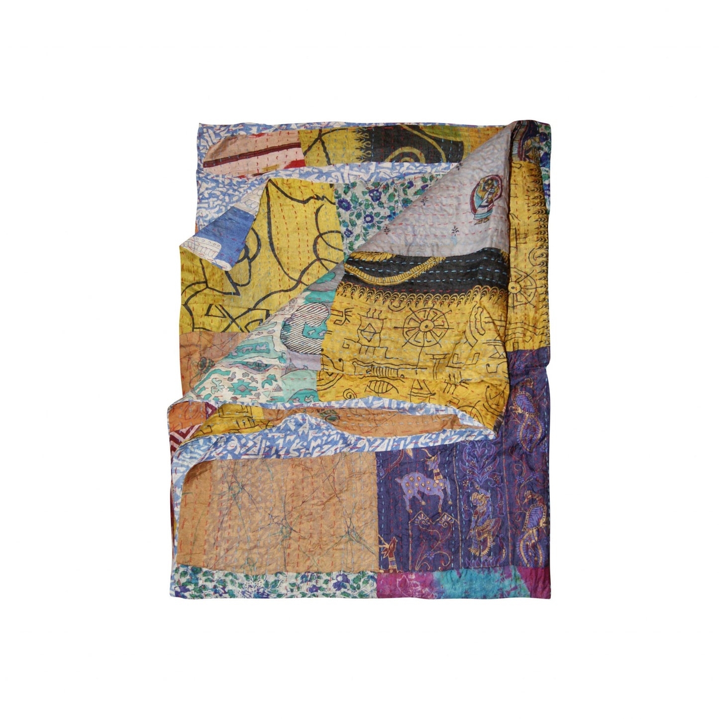 60" X 90" Silk Multicolor Throws