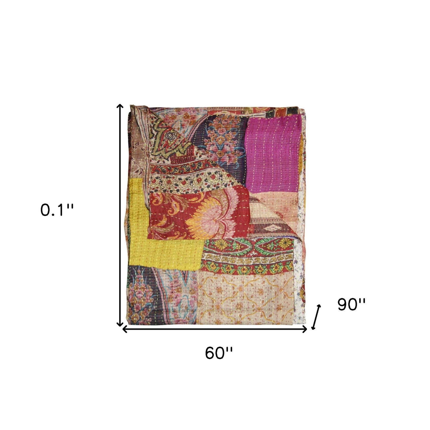 60" X 90" Silk Multicolor Throws