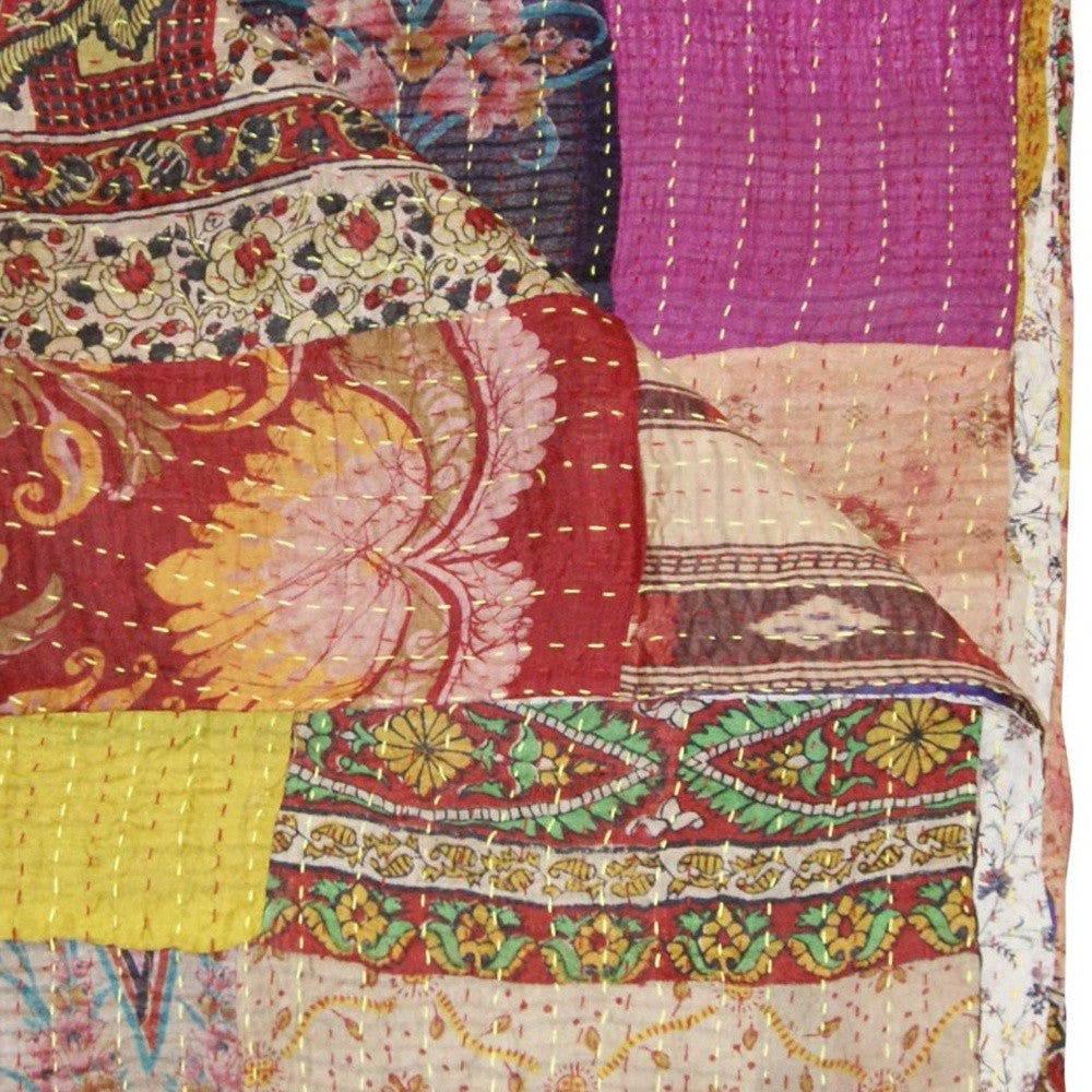60" X 90" Silk Multicolor Throws
