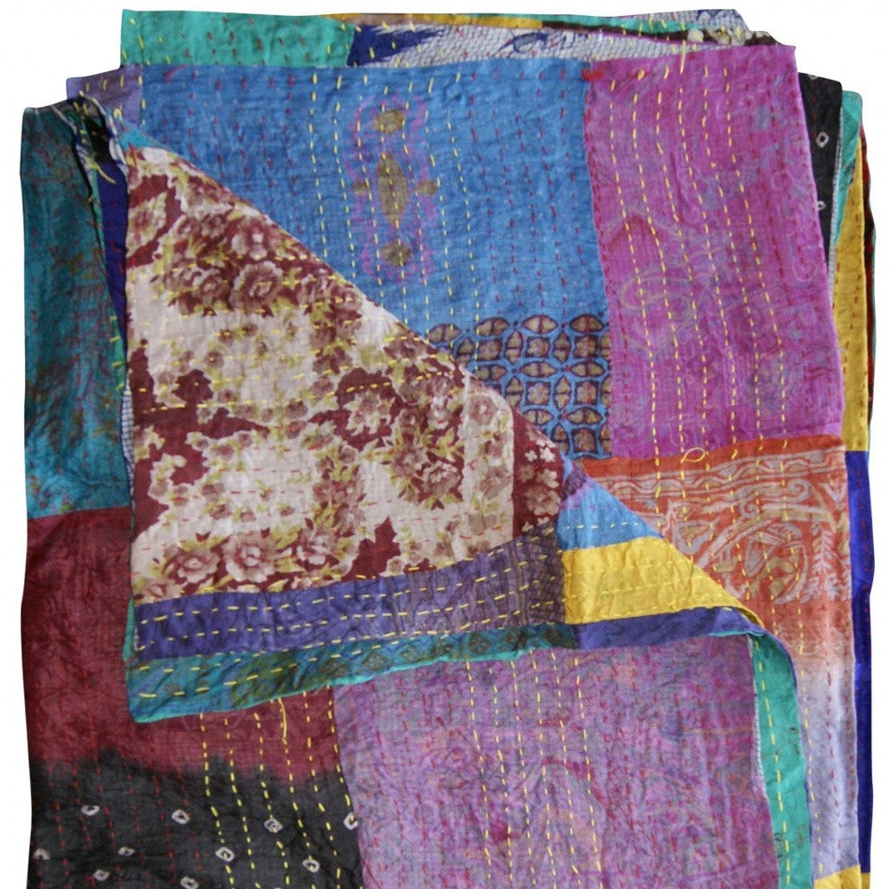 60" X 90" Silk Multicolor Throws