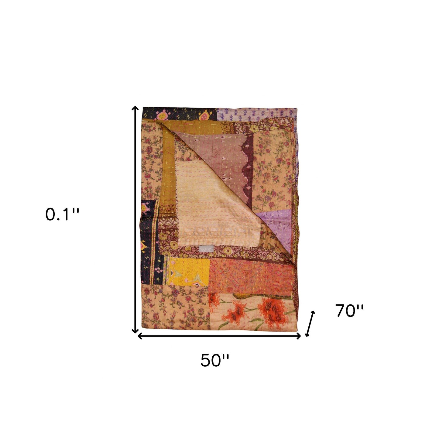 50" X 70" Silk Multicolor Throws