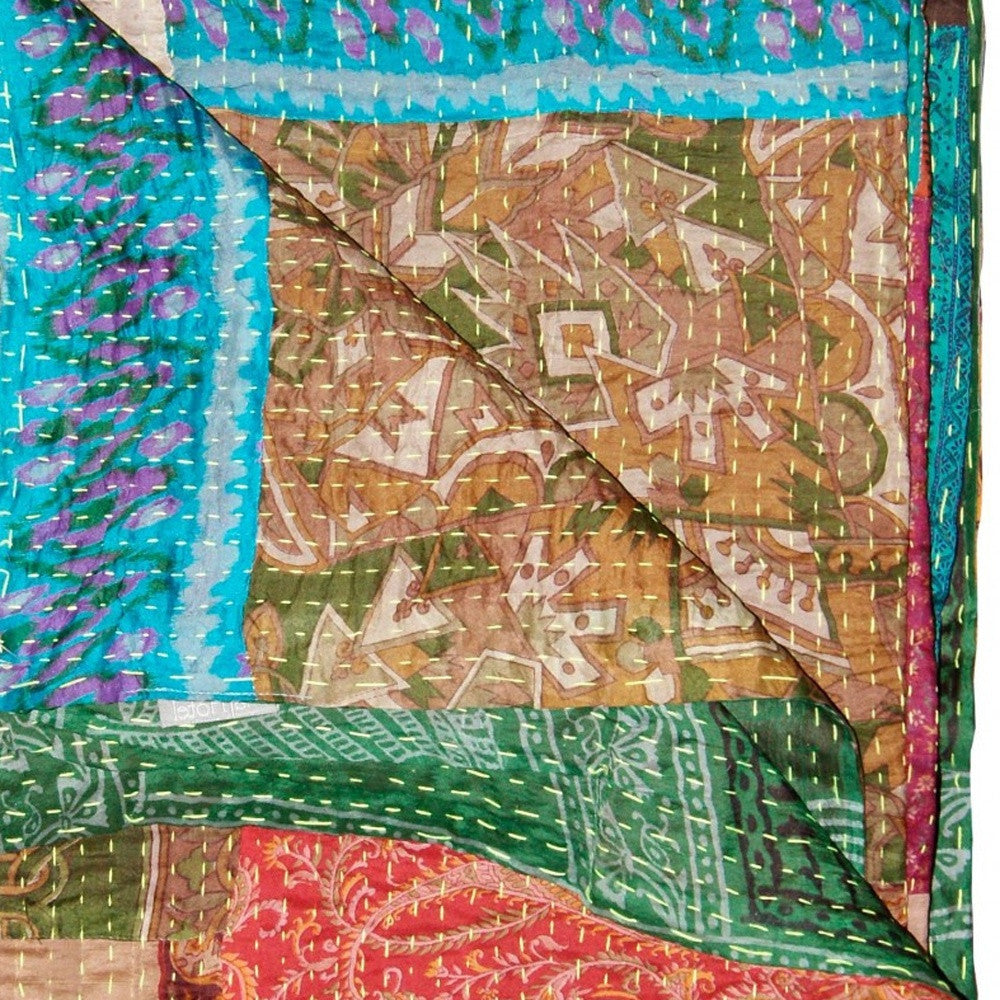 50" X 70" Silk Multicolor Throws