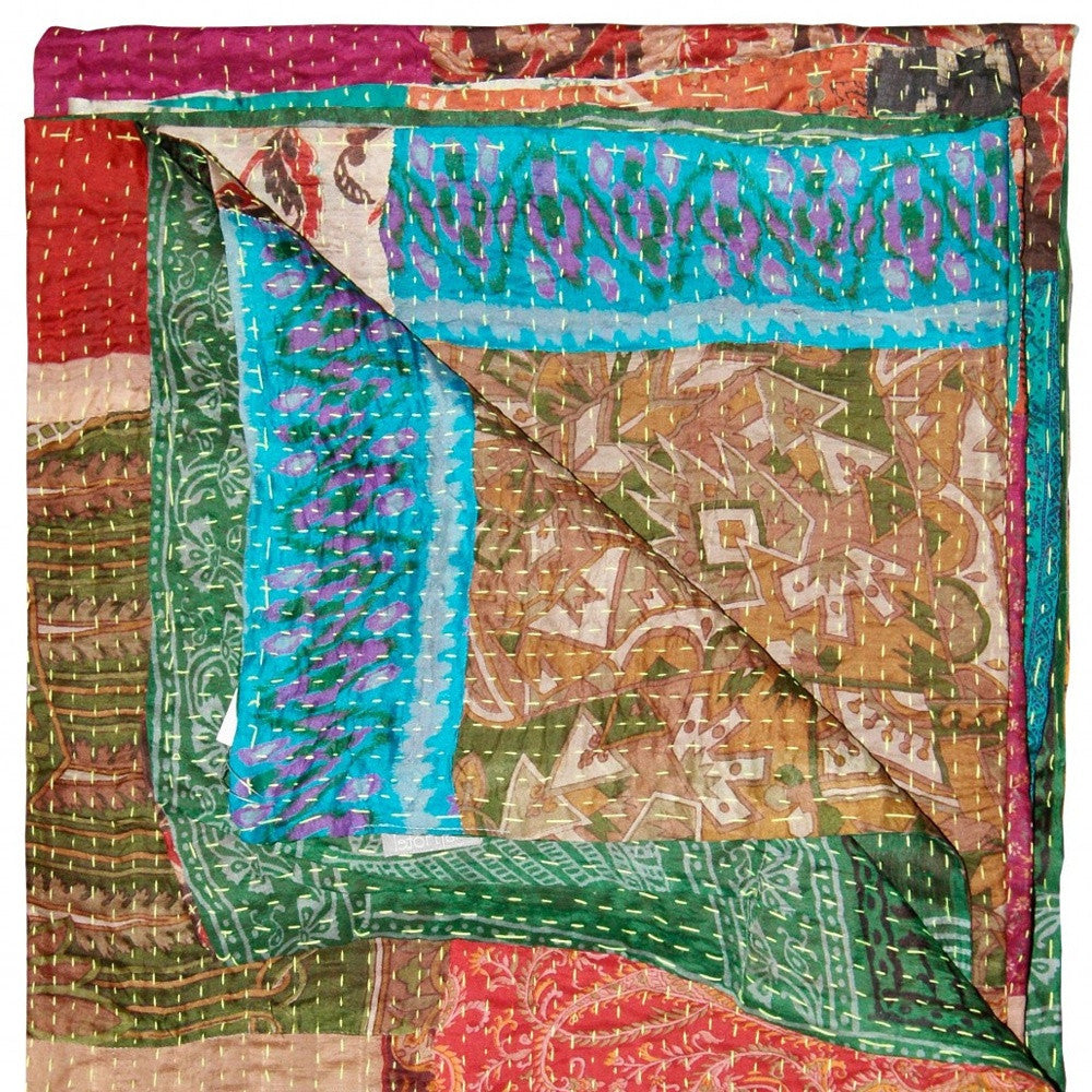 50" X 70" Silk Multicolor Throws