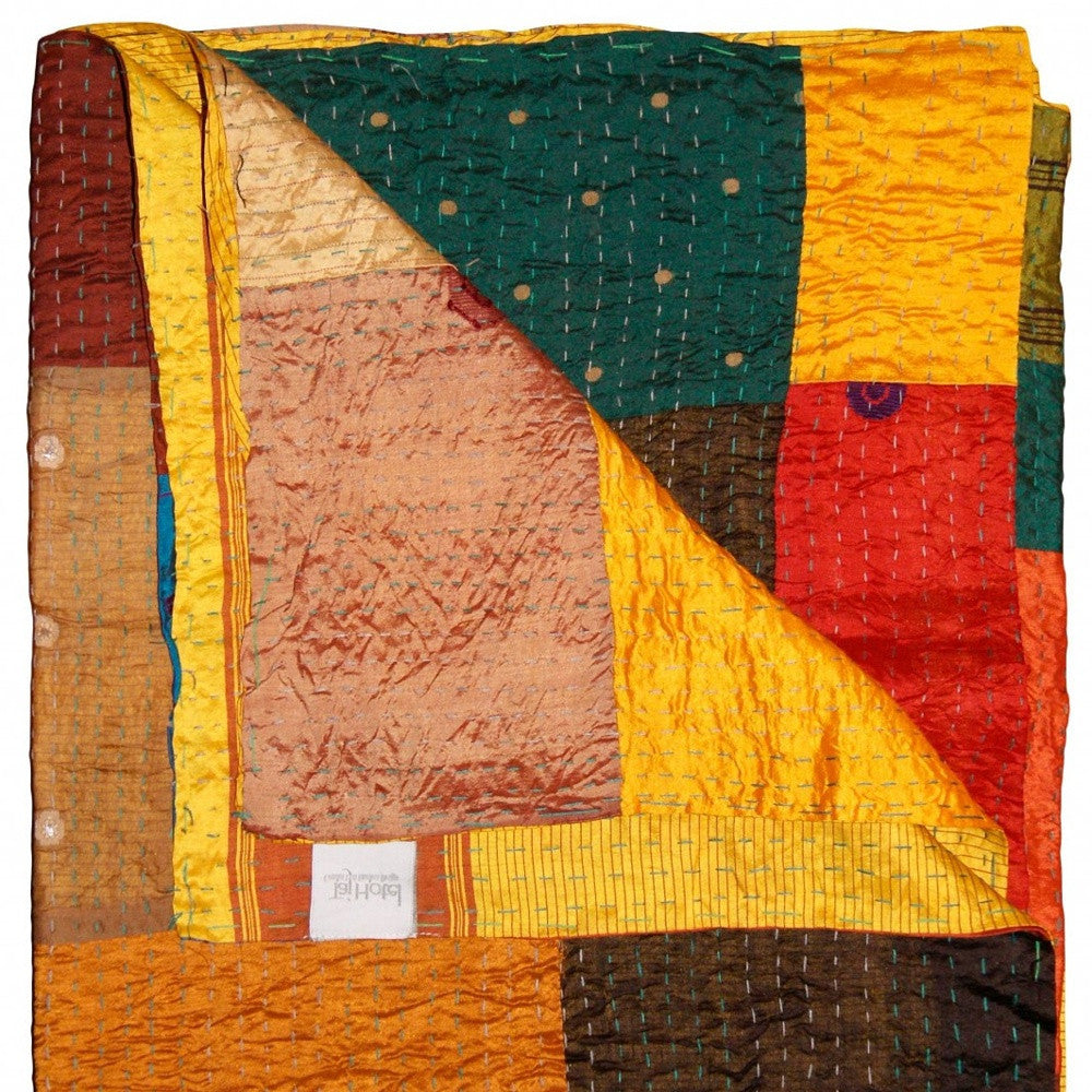 50" X 70" Silk Multicolor Throws