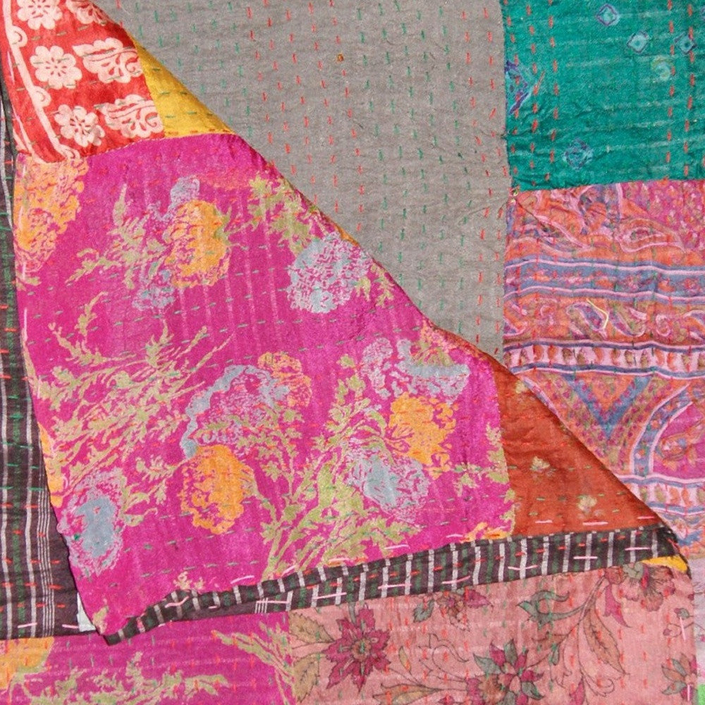 50" X 70" Silk Multicolor Throws
