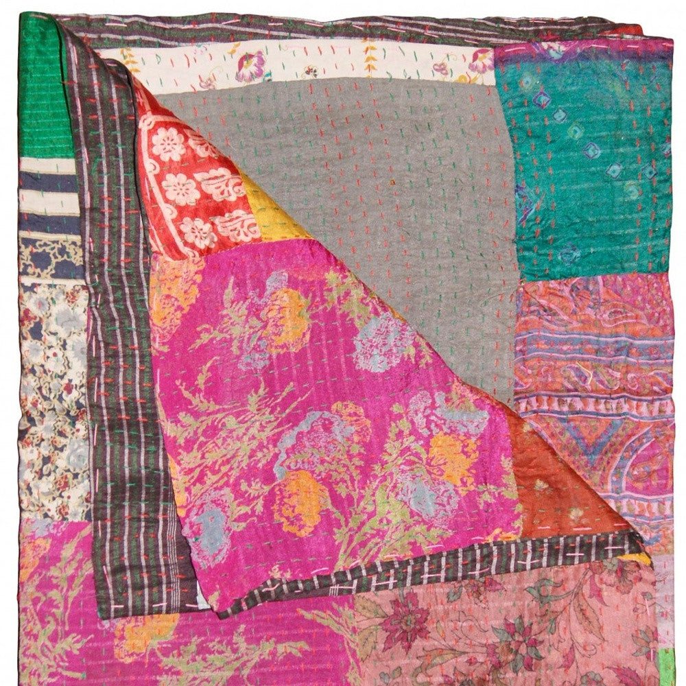 50" X 70" Silk Multicolor Throws