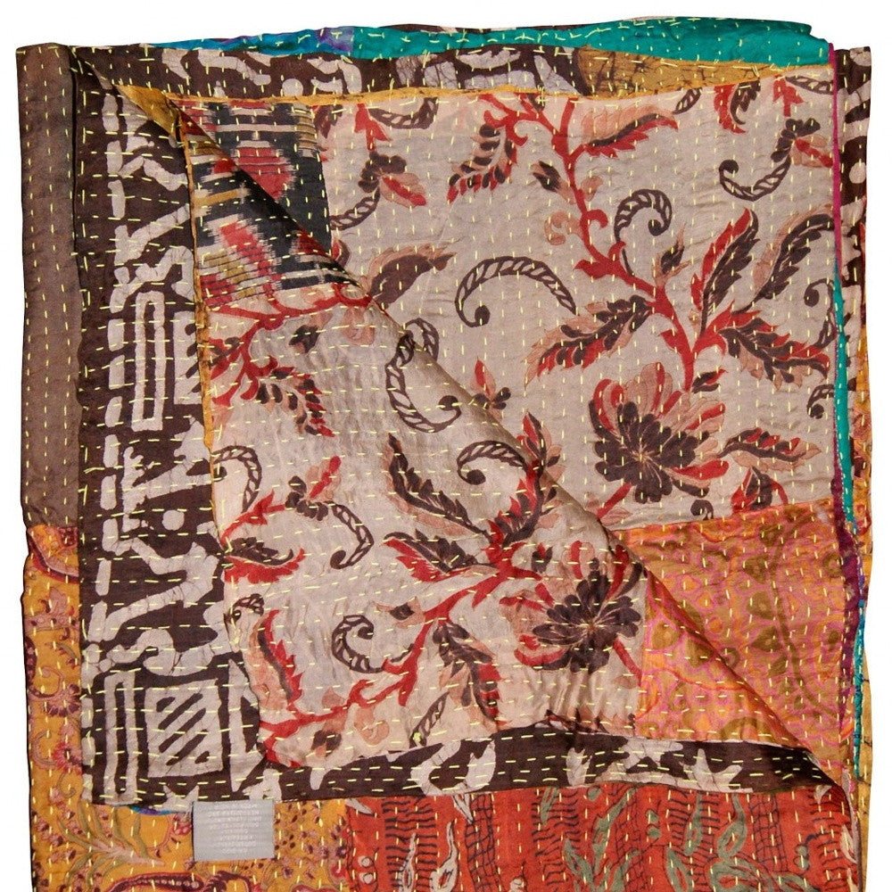 50" X 70" Silk Multicolor Throws