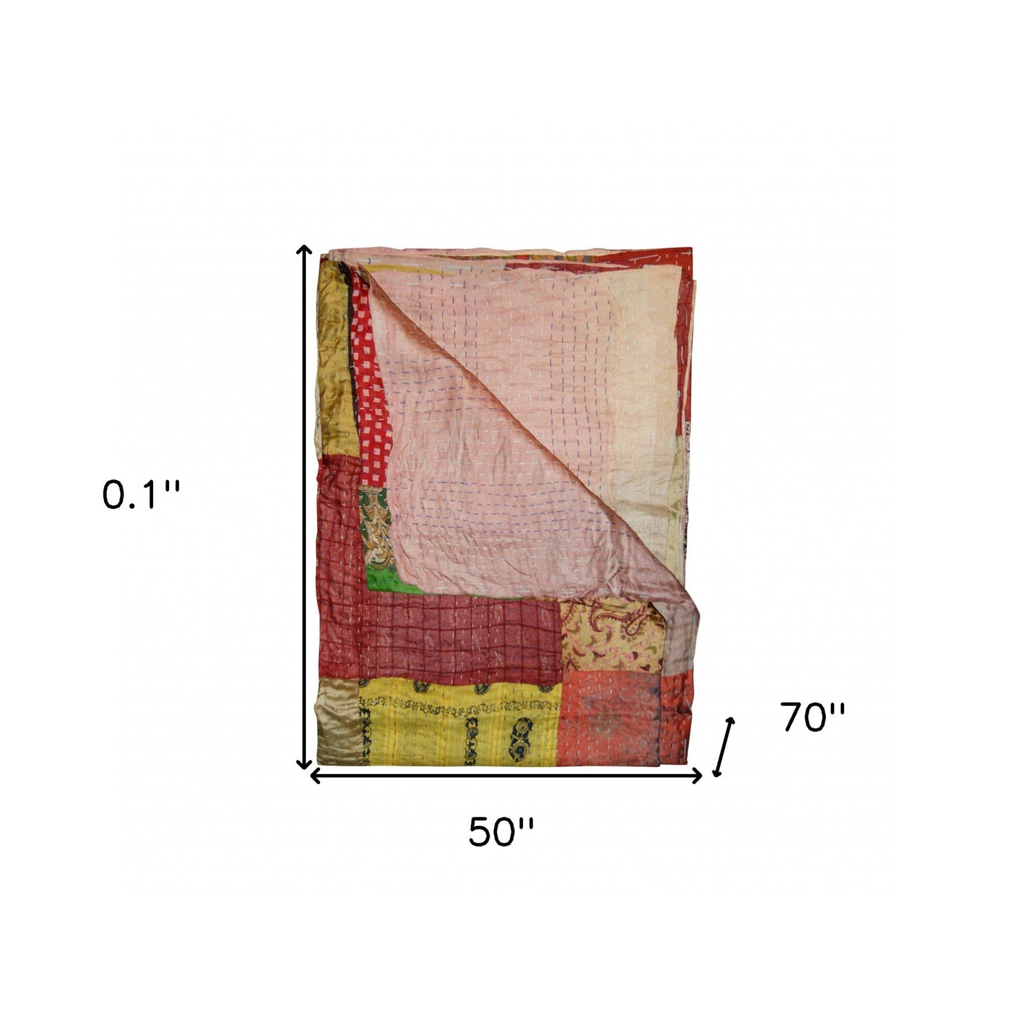 50" X 70" Silk Multicolor Throws
