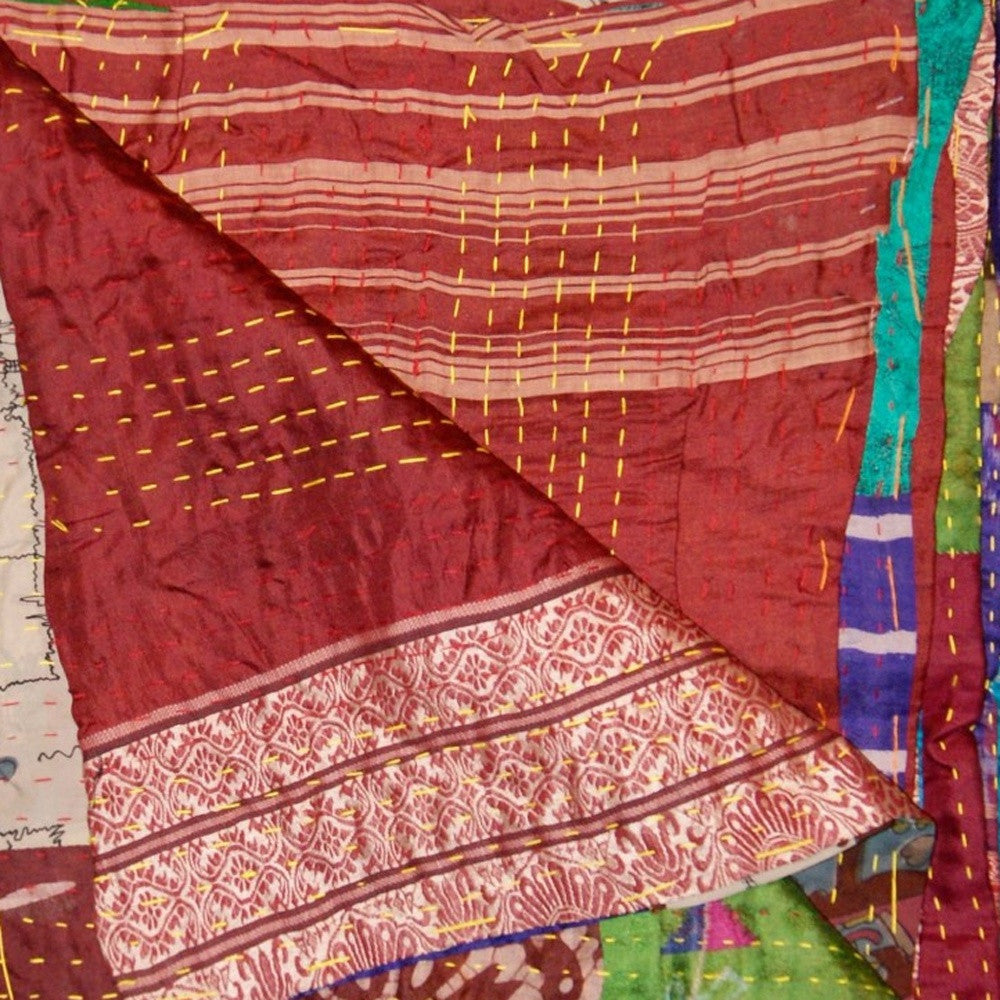 50" X 70" Silk Multicolor Throws
