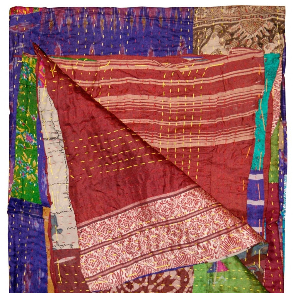 50" X 70" Silk Multicolor Throws