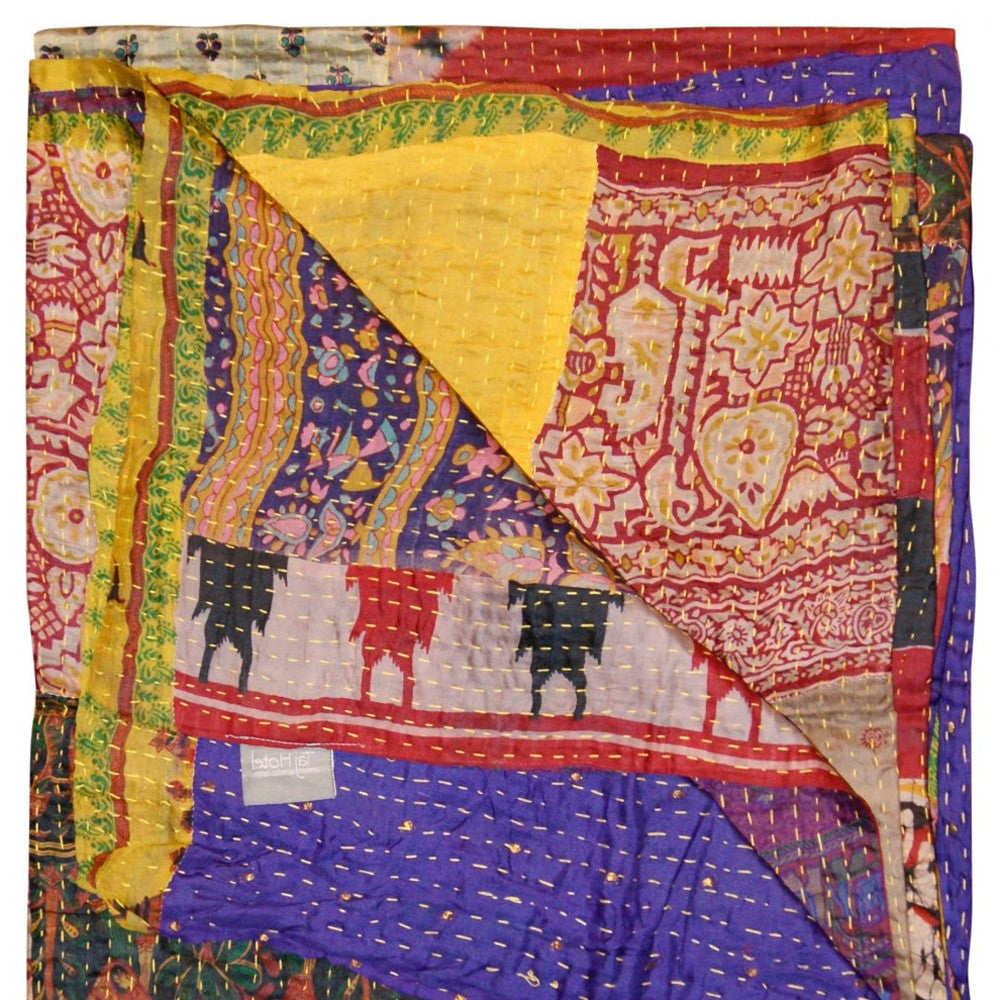 50" X 70" Silk Multicolor Throws