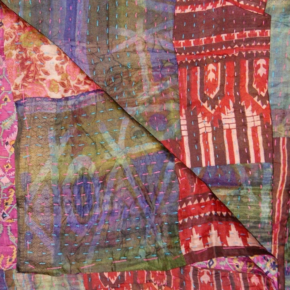 50" X 70" Silk Multicolor Throws