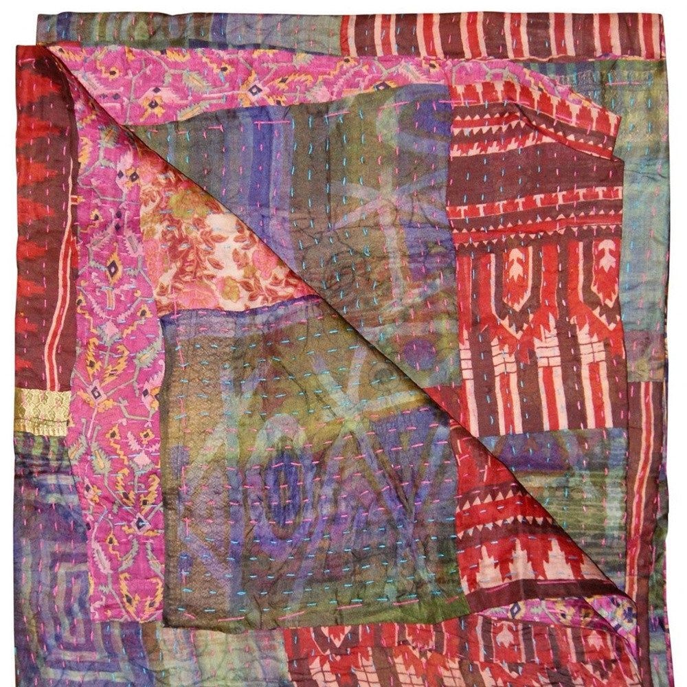 50" X 70" Silk Multicolor Throws