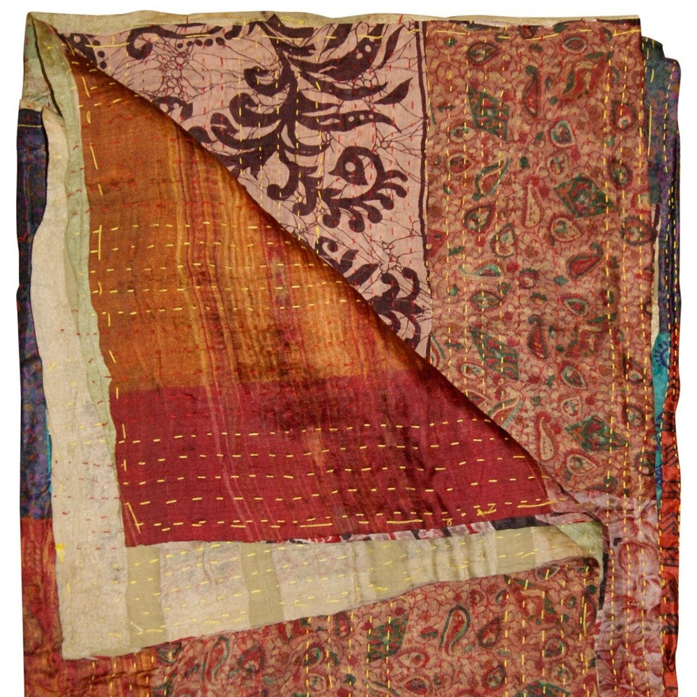 50" X 70" Silk Multicolor Throws