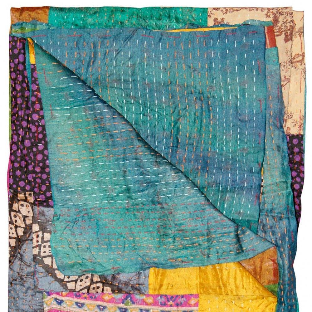 50" X 70" Silk Multicolor Throws