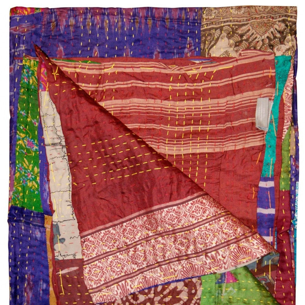 50" X 70" Silk Multicolor Throws