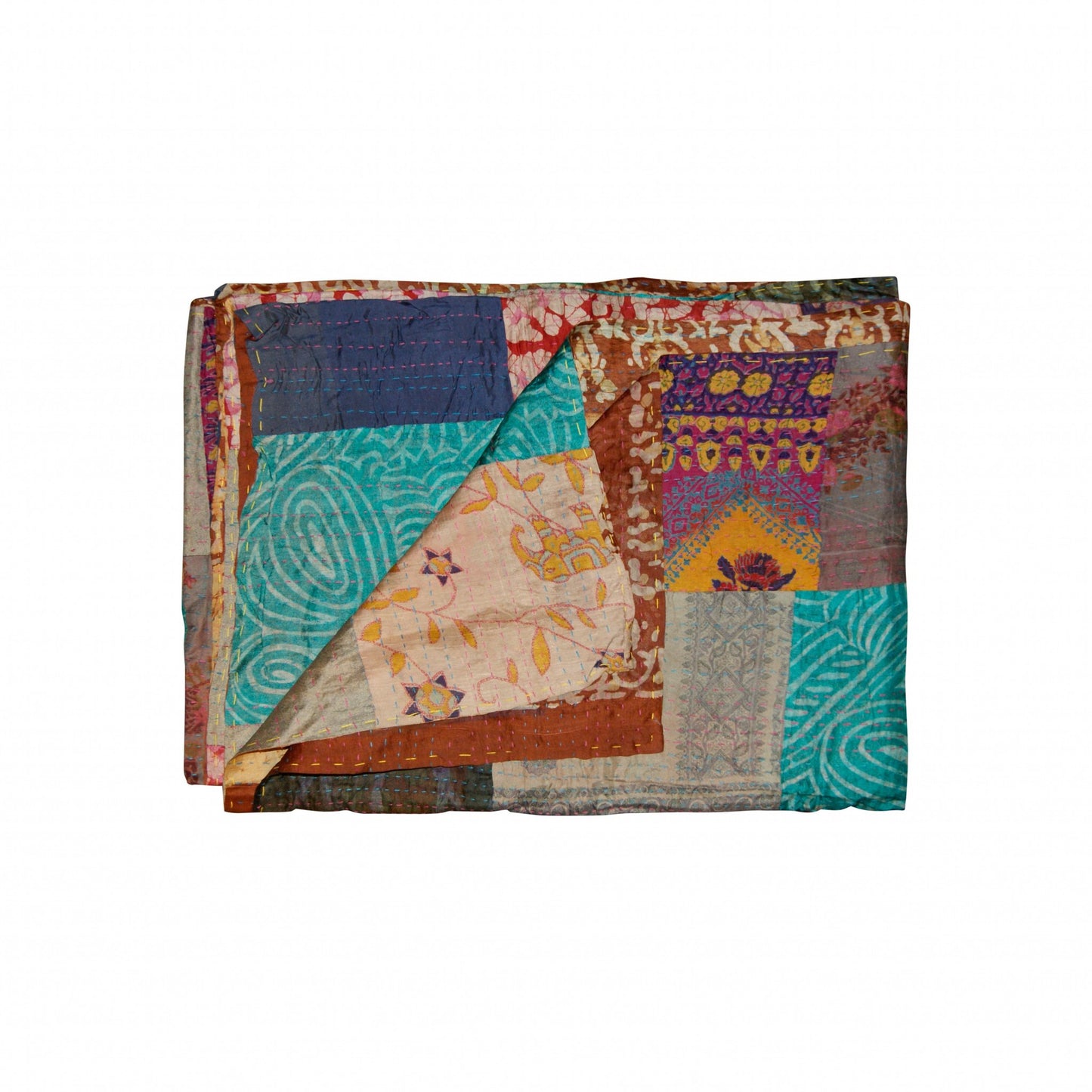 50" X 70" Silk Multicolor Throws
