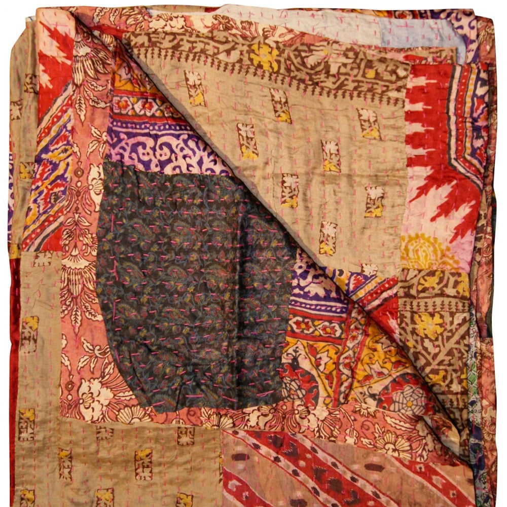 50" X 70" Silk Multicolor Throws