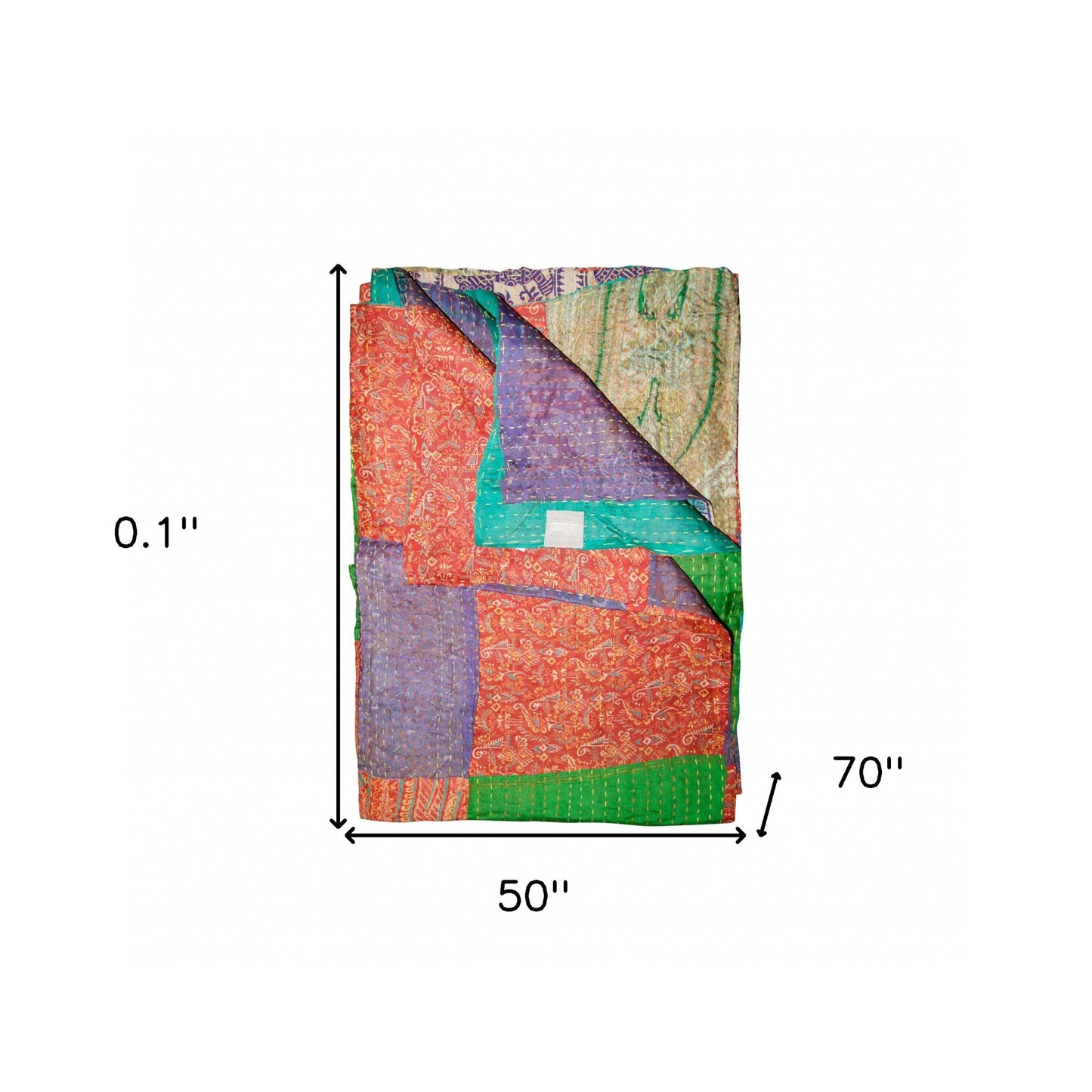 50" X 70" Silk Multicolor Throws