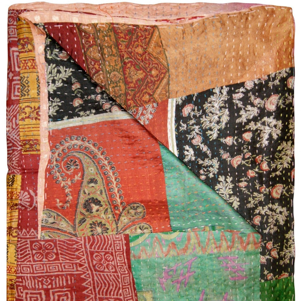 50" X 70" Silk Multicolor Throws
