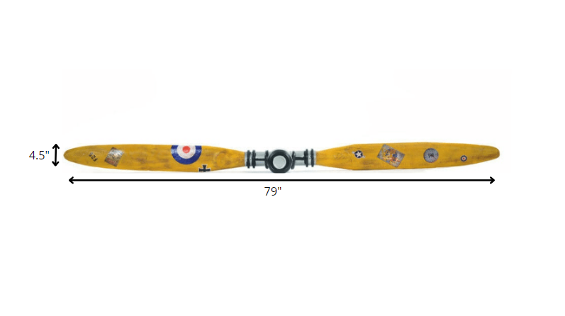 4.5" X 79" X 10" Airplane Propeller