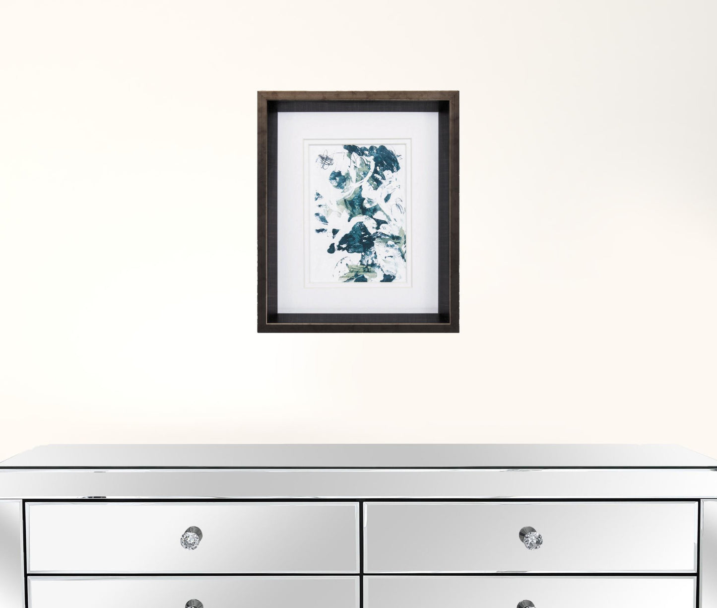 10" X 12" Brushed Silver Frame Cloud Farm (Set Of 2)