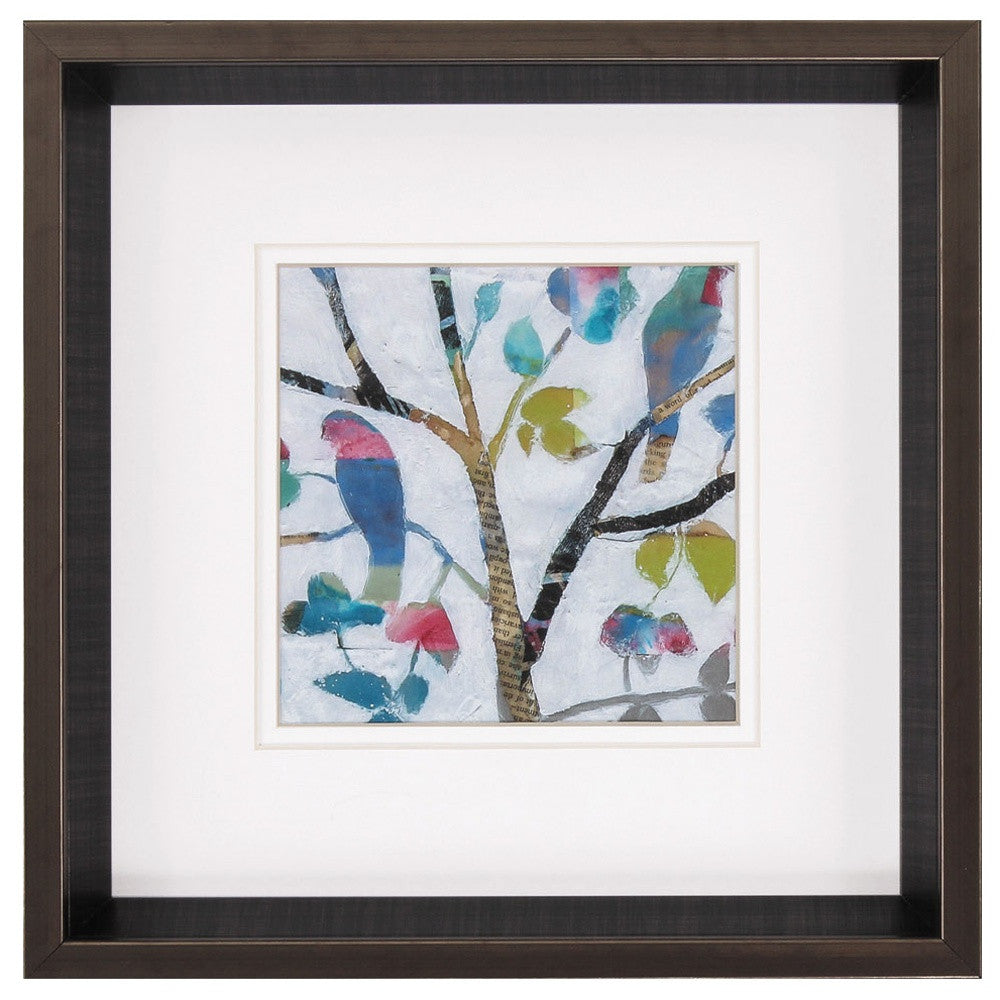 12" X 12" Brushed Silver Frame Woodland Story (Set Of 2)