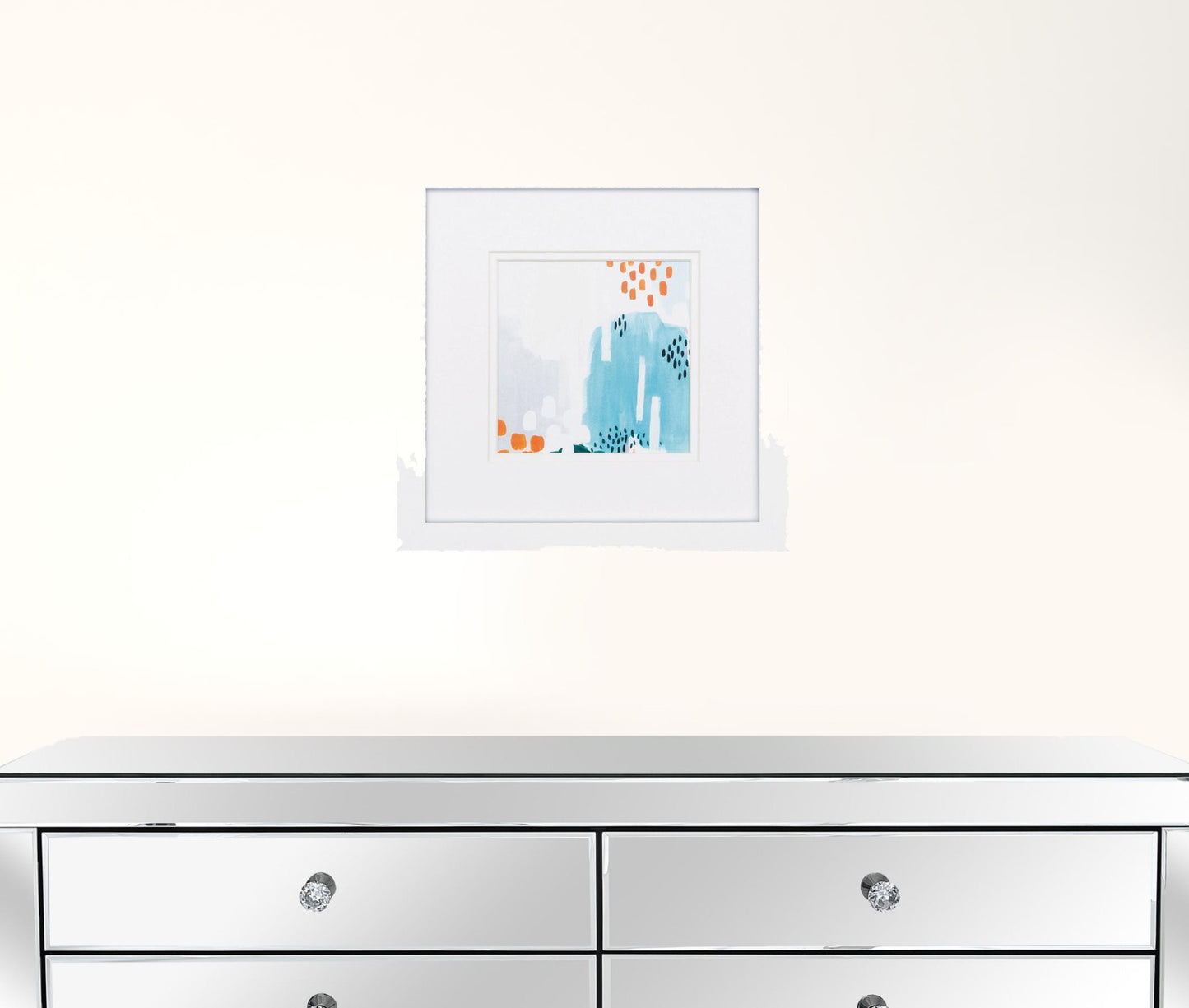 11" X 11" Matte White Frame Precept (Set Of 2)