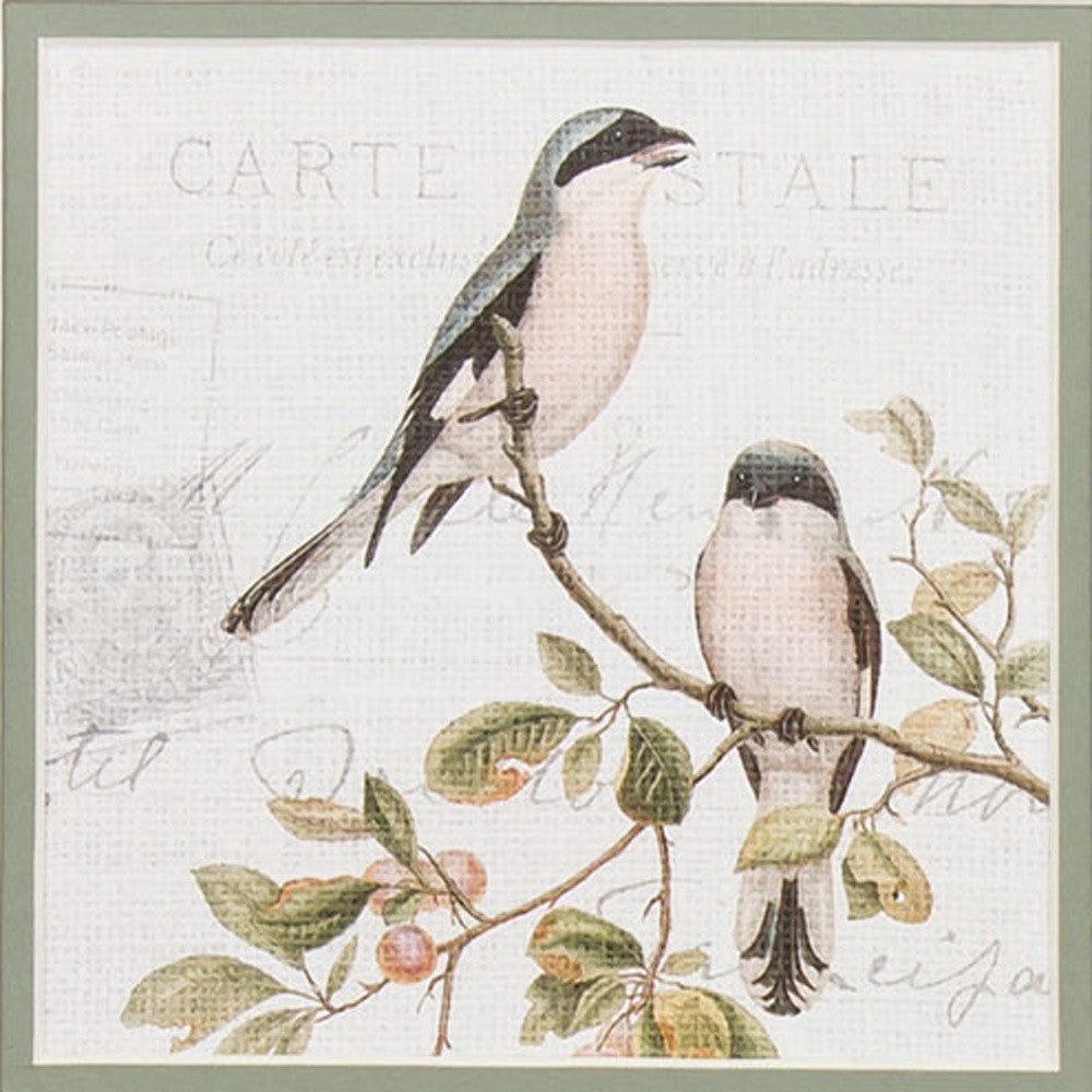 11" X 11" Metallic Bronze Frame Summer Song (Set Of 2)