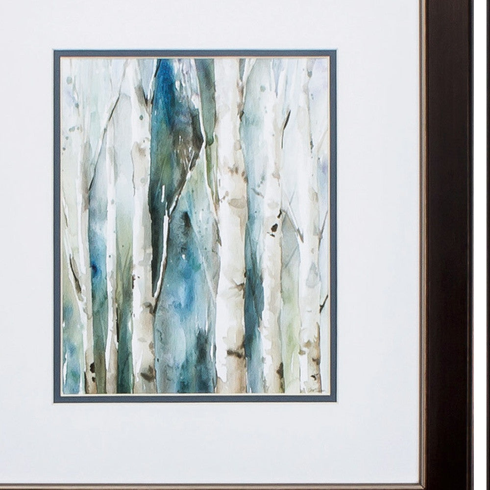 16" X 18" Metallic Bronze Frame River Birch (Set Of 2)