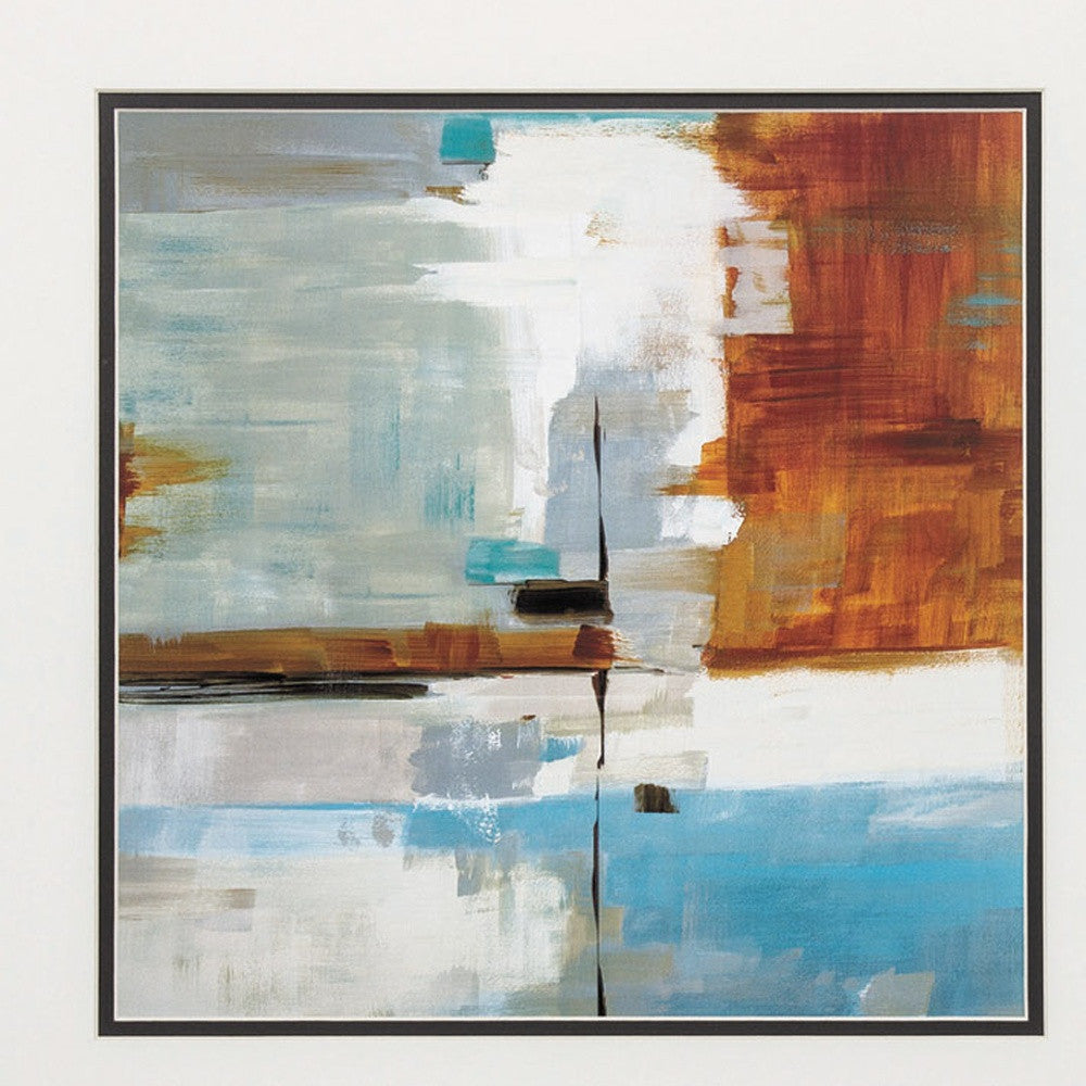 19" X 19" Brushed Silver Frame Quad Fusion (Set Of 2)