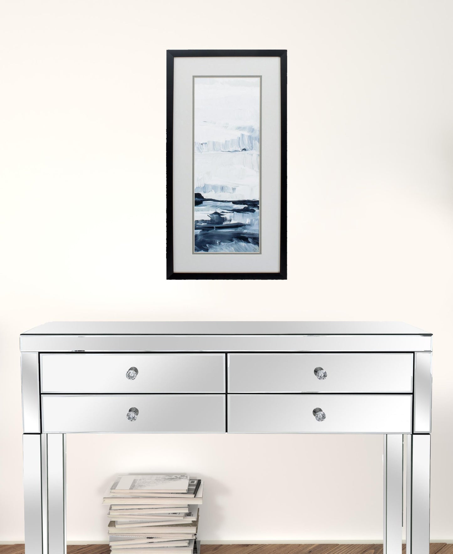 13" X 25" Silver Frame Freedom Of The Sea (Set Of 2)