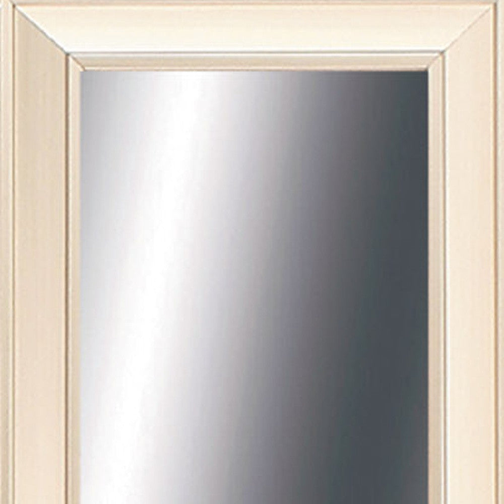 Champagne Rectangle Full Length Hanging Polystyrene Mirror