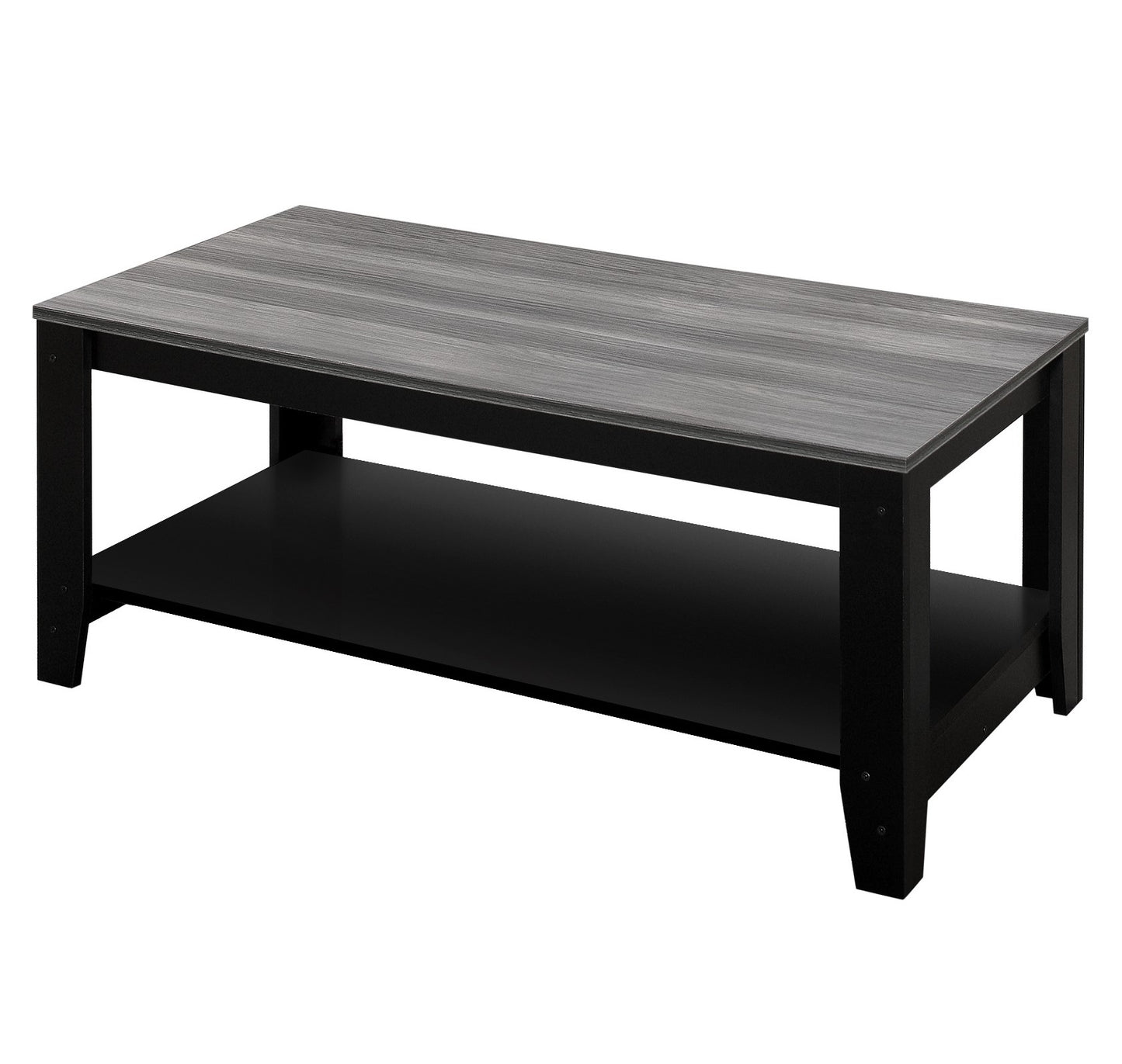 Black Grey Top Table Set 3Pcs Set