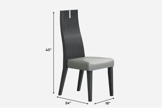Set Of 2 Chair Faux Leather Metal Dining Chairs