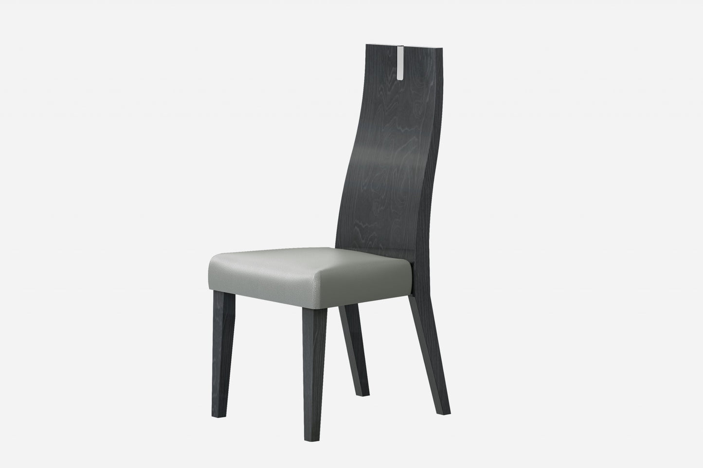 Set Of 2 Chair Faux Leather Metal Dining Chairs