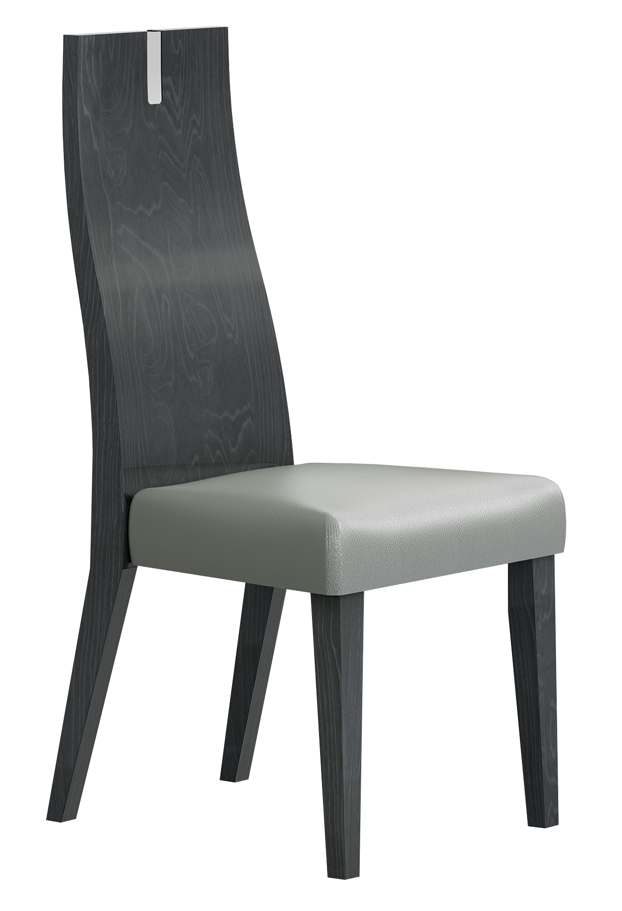 Set Of 2 Chair Faux Leather Metal Dining Chairs