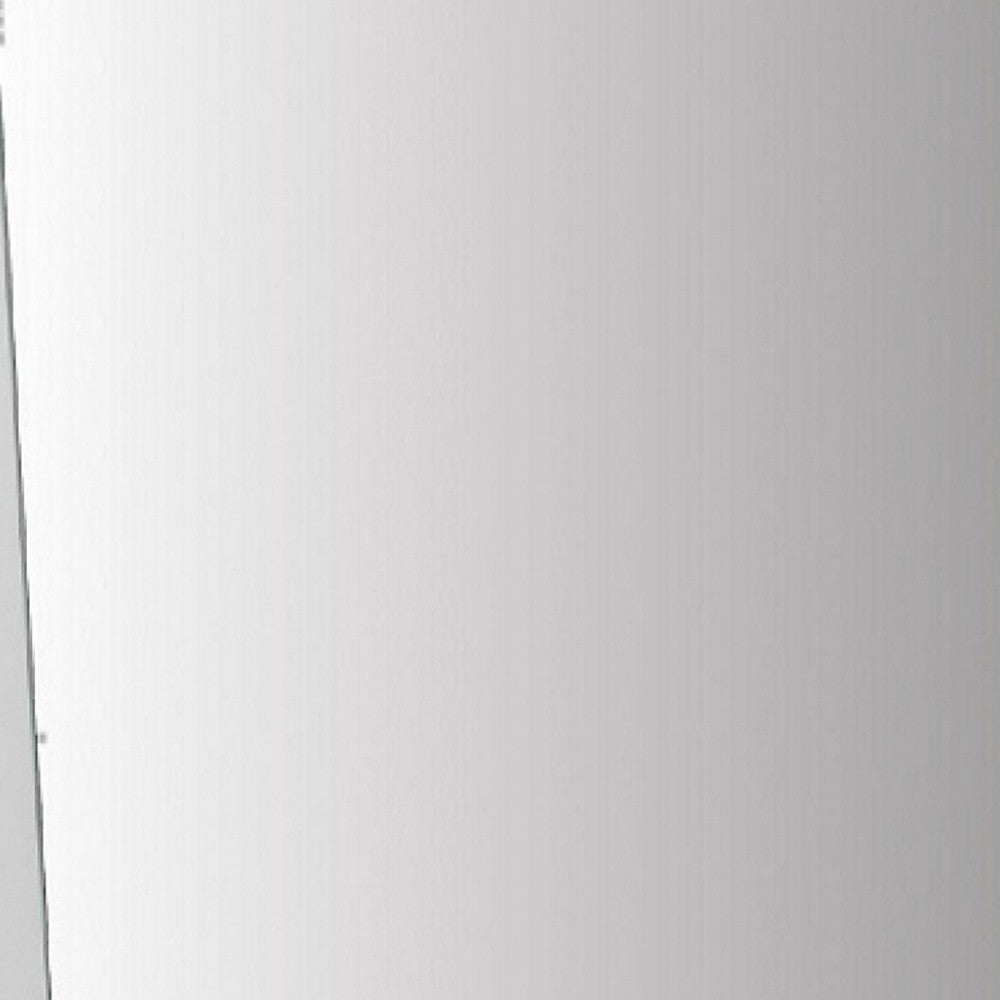 48" Rectangle Wall Mounted Accent Mirror With Frame