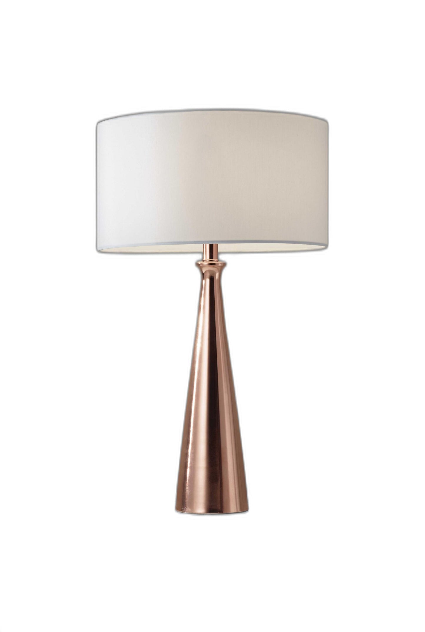 Black Metal Tapered Base Table Lamp